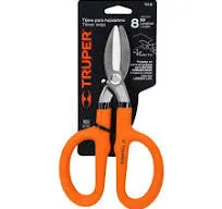 TIJERA HOJALATERA 7" "TRUPER" Resistentes Derrames