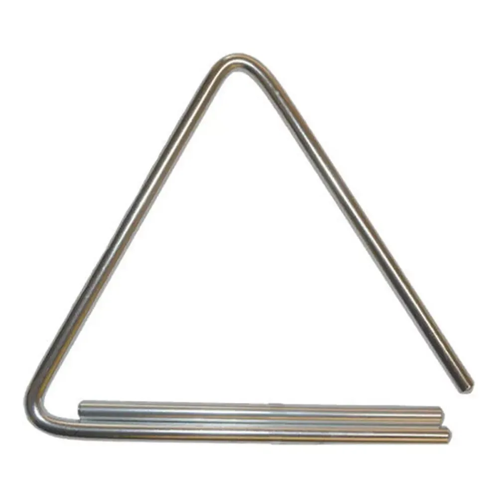 TRIÁNGULO POWER BEAT 3 TONOS 16cm ALUMINIO CON GOLPEADOR 7A-POWERBEAT con Certificación RoHS
