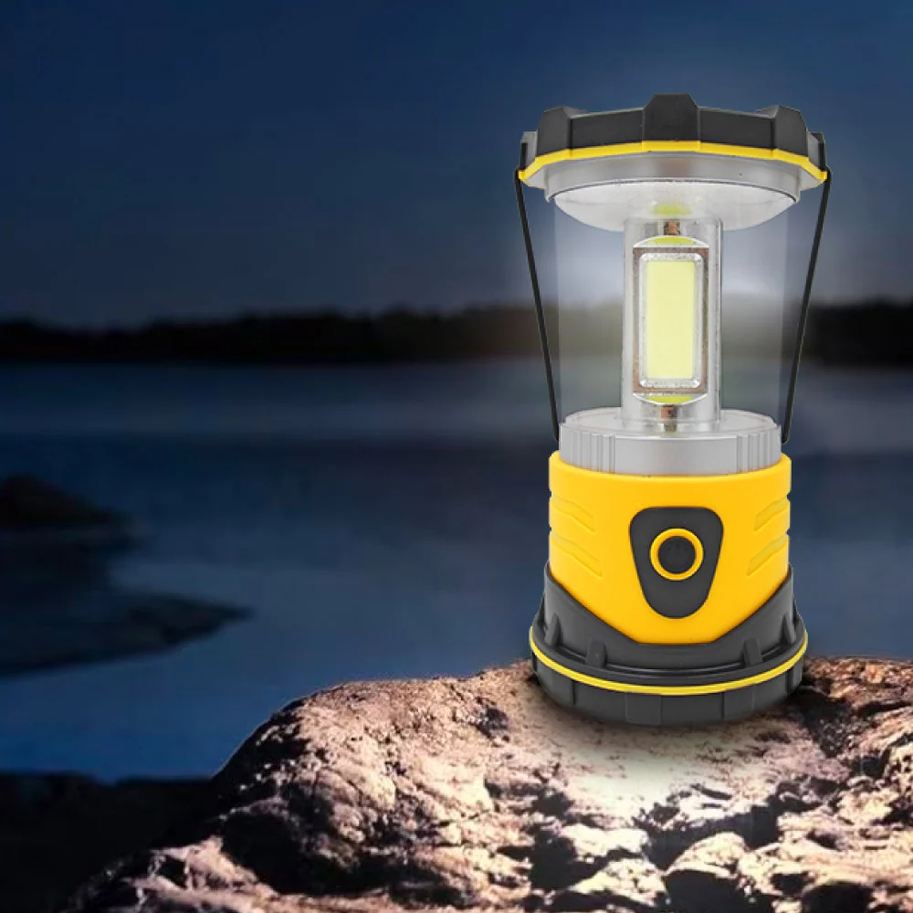 Alta Duración Farol Linterna LED para Camping Pilas 3 W
