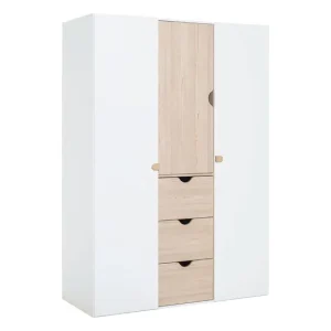 Armario vestidor 3 puertas 3 cajones - Stige para Juguetes