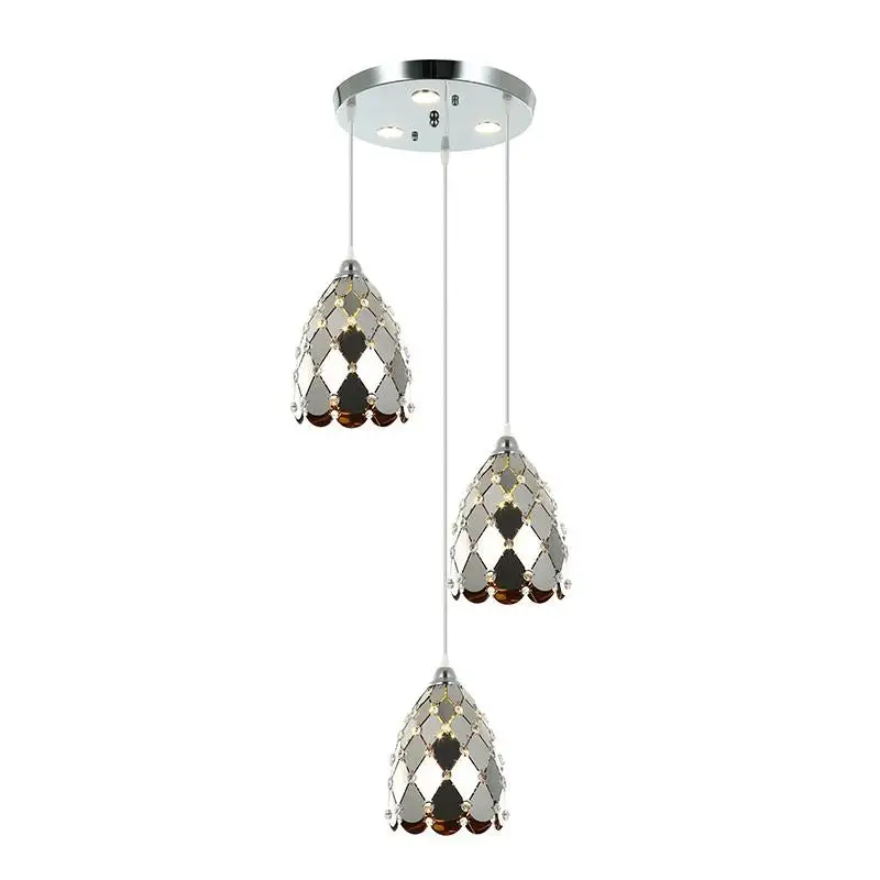Baterí de 9V Cndil colgante 3 luces de rombos mca luz vic