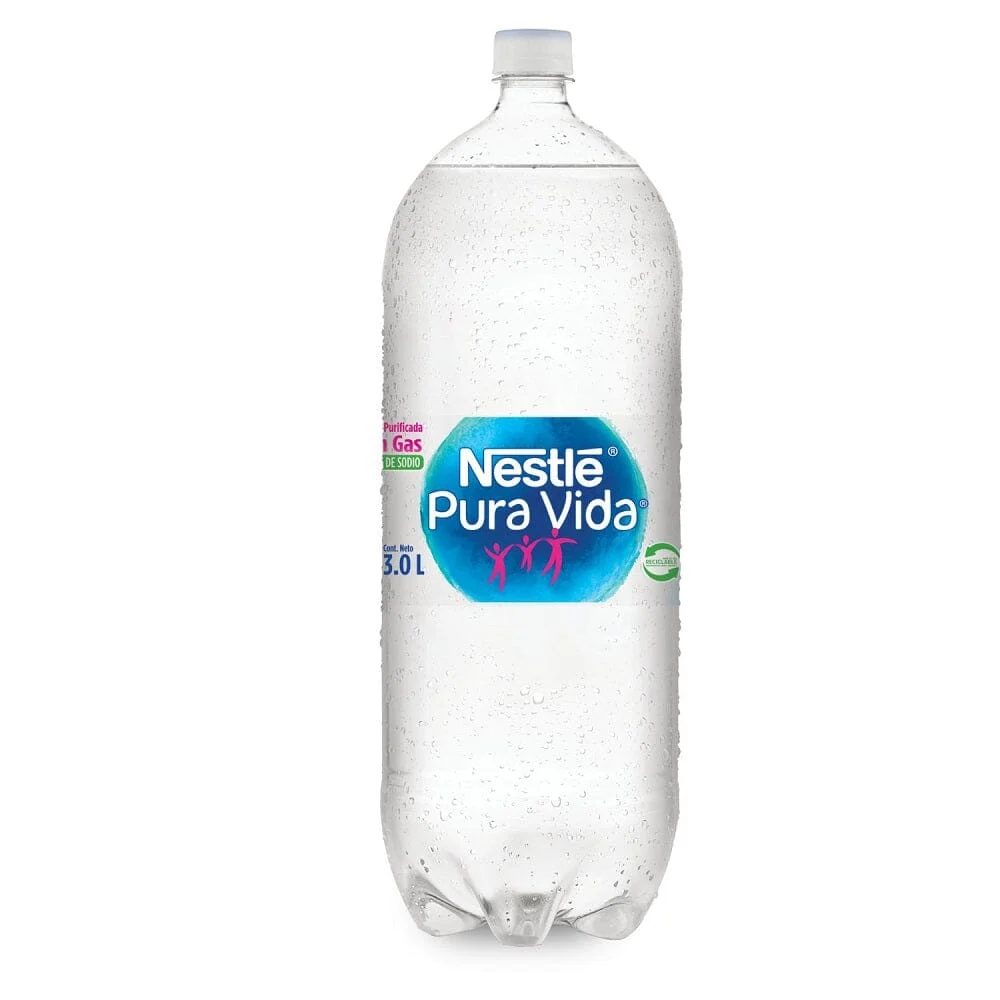 Bebida Agua Purificada Pura Vida Sin Gas 3 Lt para Mandos Distancia