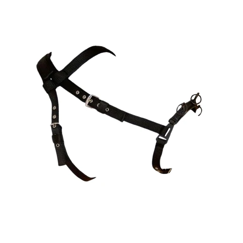 CABEZADA SERRETA VAQUERA FORRADA NAILON 3 pilares NEGRO
