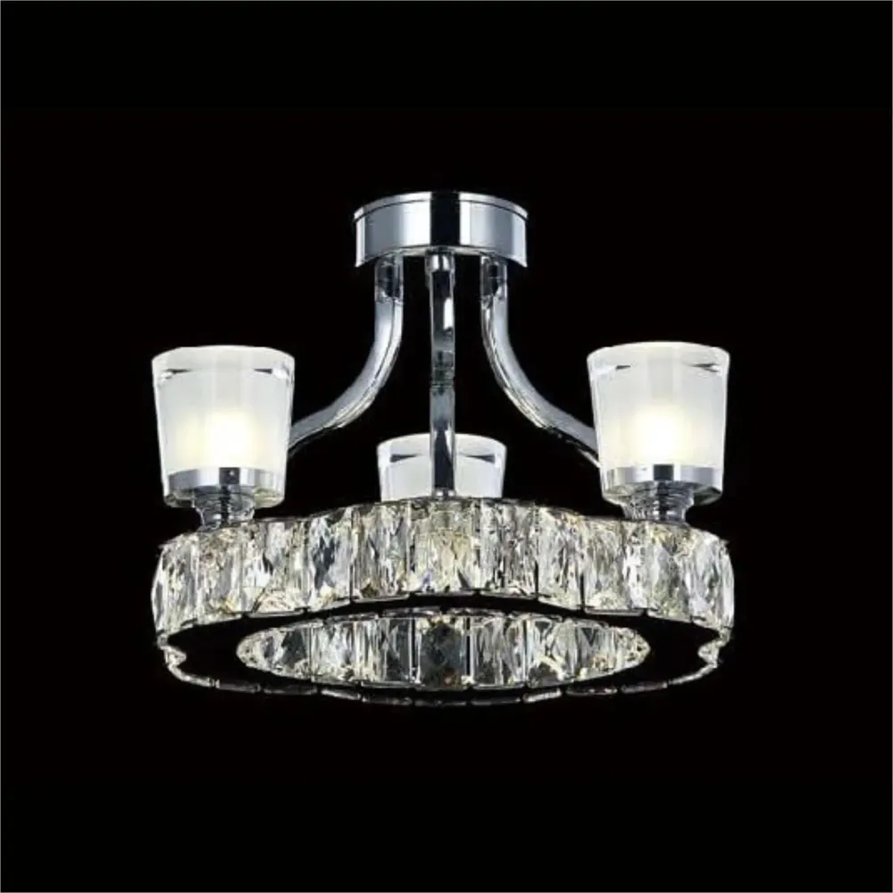 Candil de cristal led 3 luces 60 watts mca luz vic para Dispositivos de Alto Consumo