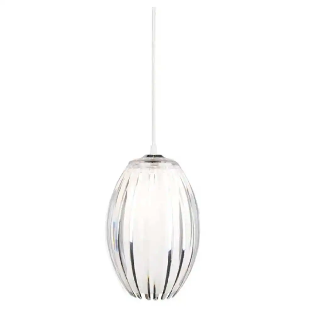 Cargador Inteligente Colgante 3 luces acrilico/cristal opalino 3x60w.Th0105/3