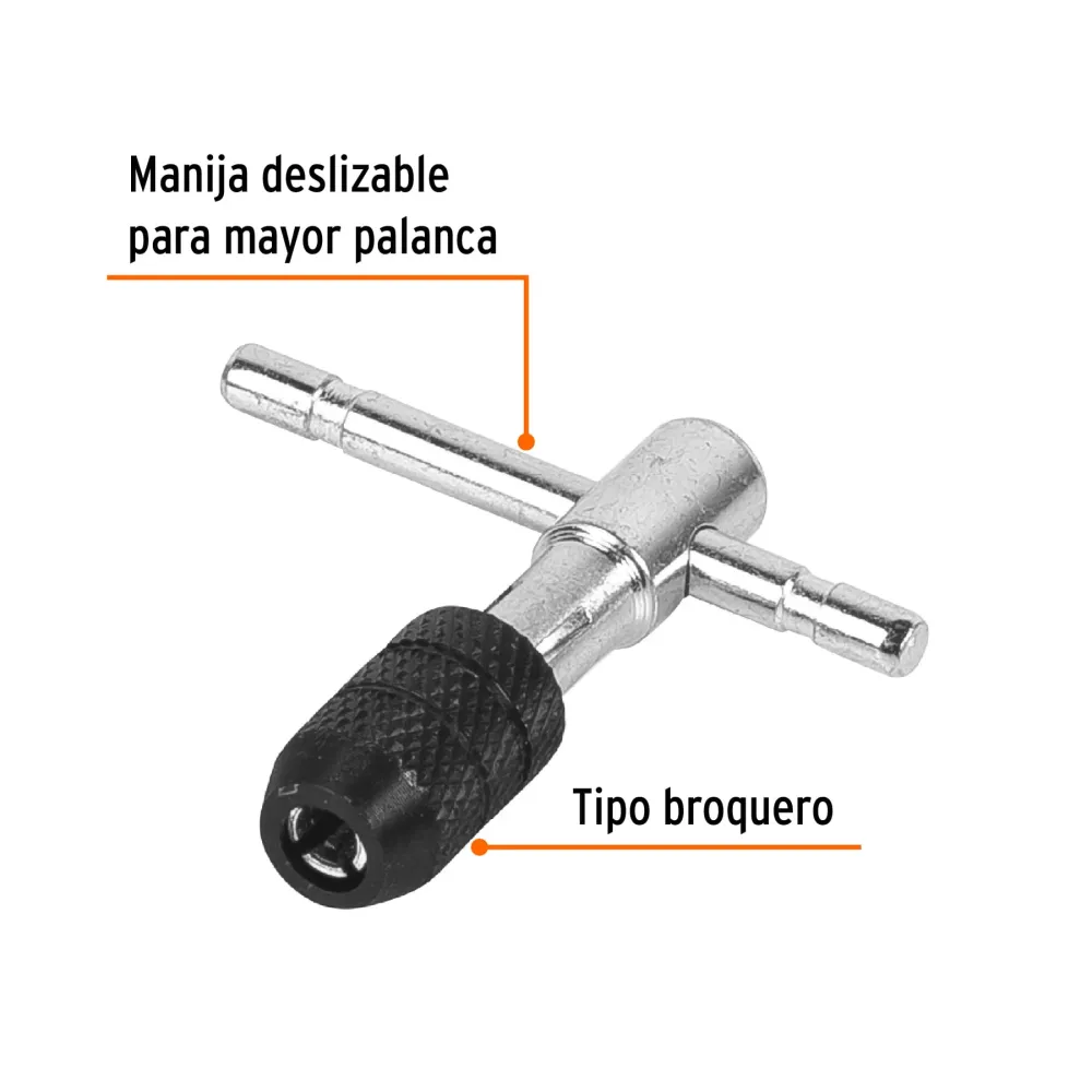Cargador Inteligente Maneral en t para machuelo 3/16"
