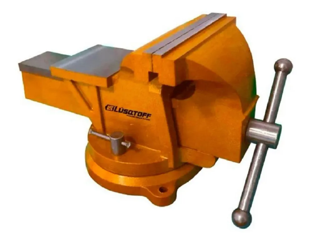Certificadas CE Morsa de Banco con Base Giratoria N°3 Lusqtoff LMO3