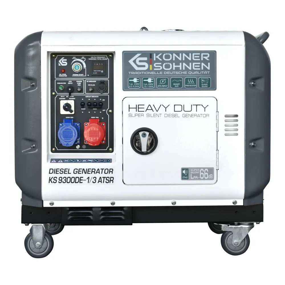 Diesel-Generator "Könner & Söhnen" KS 9300DE-1/3 ATSR (EURO V)