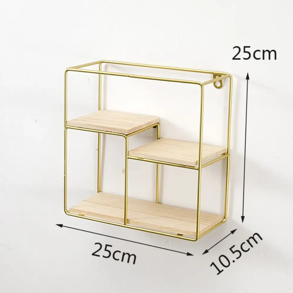 Estante Decorativo para Pared de 3 Escalones Resistentes Derrames