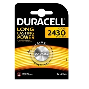Pack de Pilas PILA Duracell BOTON CR 2430 3v