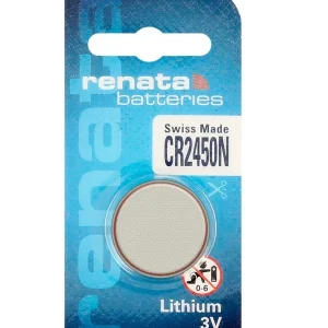PILA BOTON CR2450N RENATA 3v con Tecnologí de Larga Duración