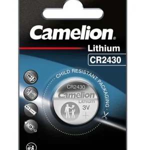 PILA Camelion BOTON CR 2430 3v para Mandos Distancia