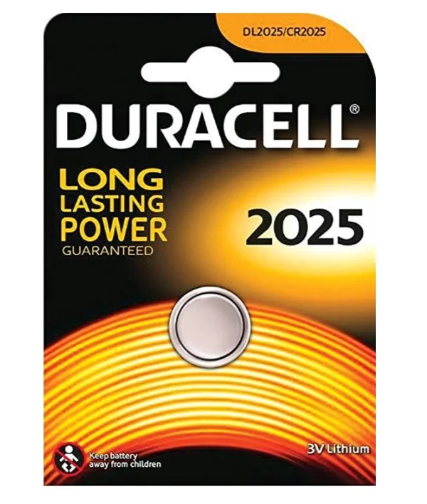 PILA DURACELL BOTON CR 2025 3v | Recargables 1000 Veces |