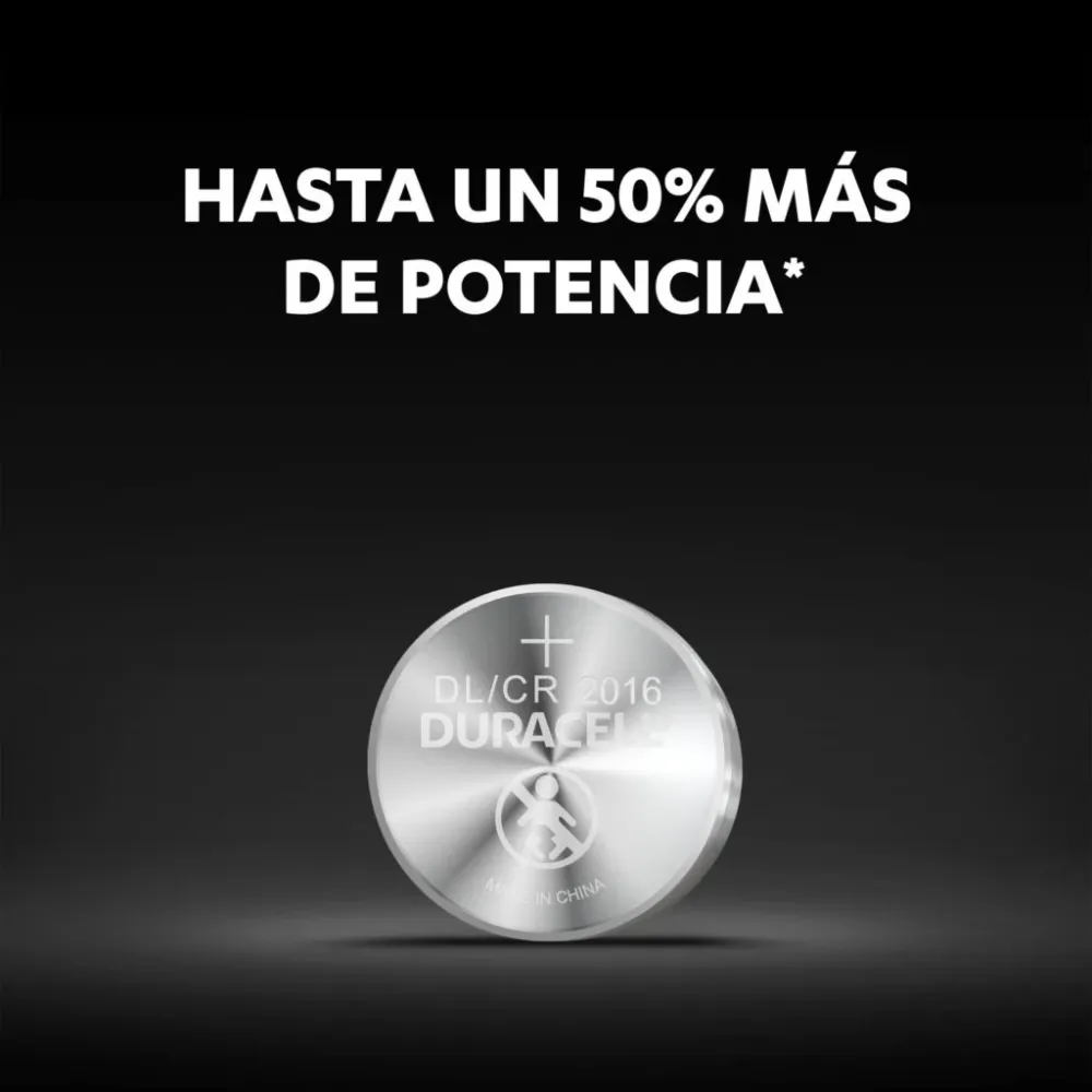 Pila Especial de Botón de Litio 2016 de 3V