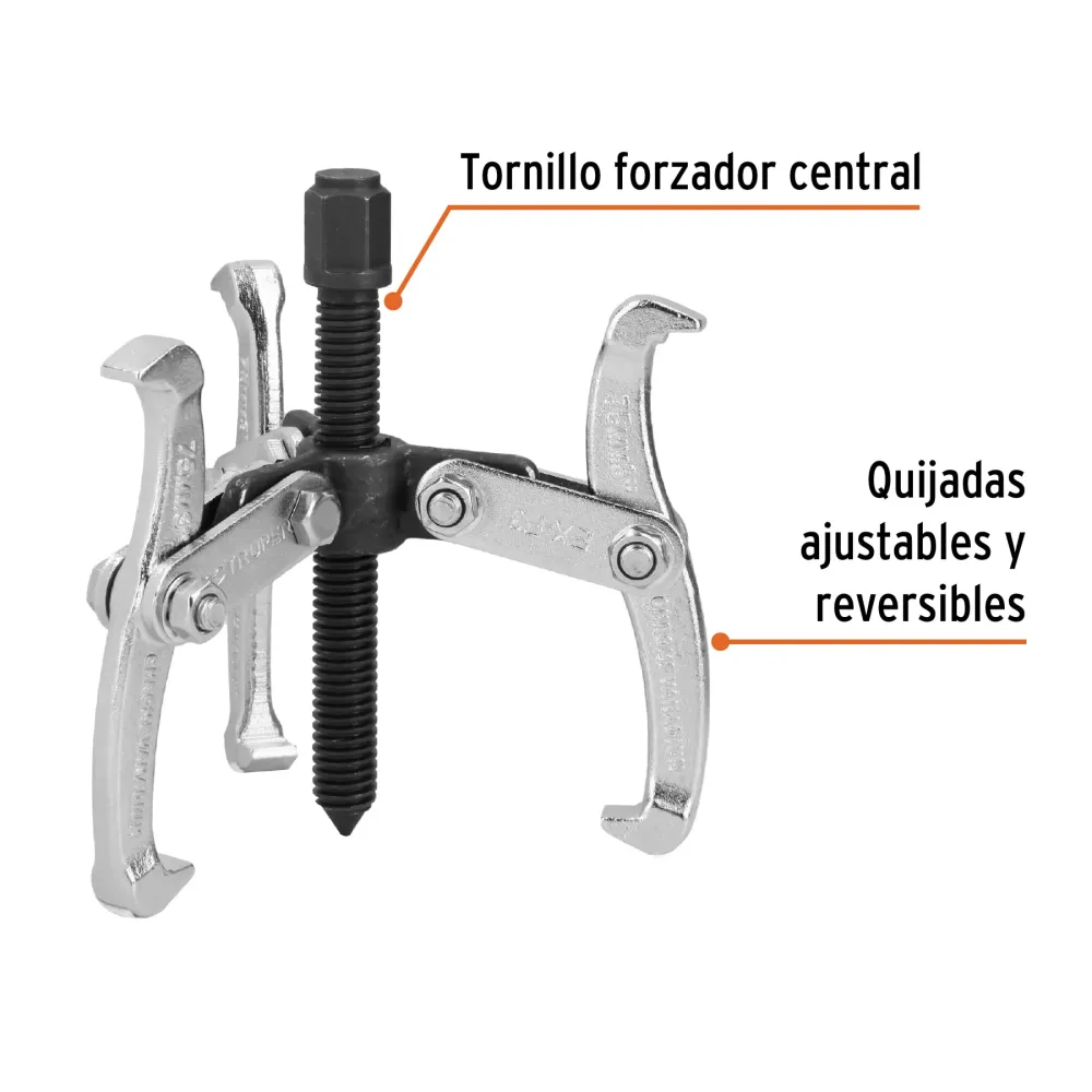Pilas Alcalinas EXTRACTOR DE POLEAS DE 3 BRAZOS DE 3'