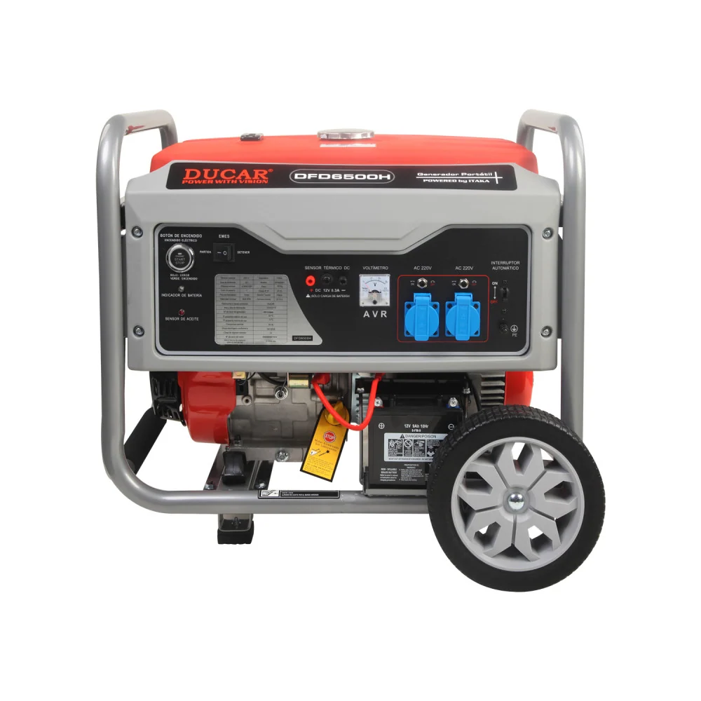 Pilas Alcalinas GENERADOR BENCINERO 3.0KW ELECTRICO MOD.DFD3500H