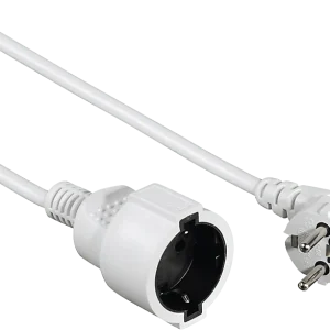 Pilas Alcalinas Rallonge électrique 3 m Blanc (47865)