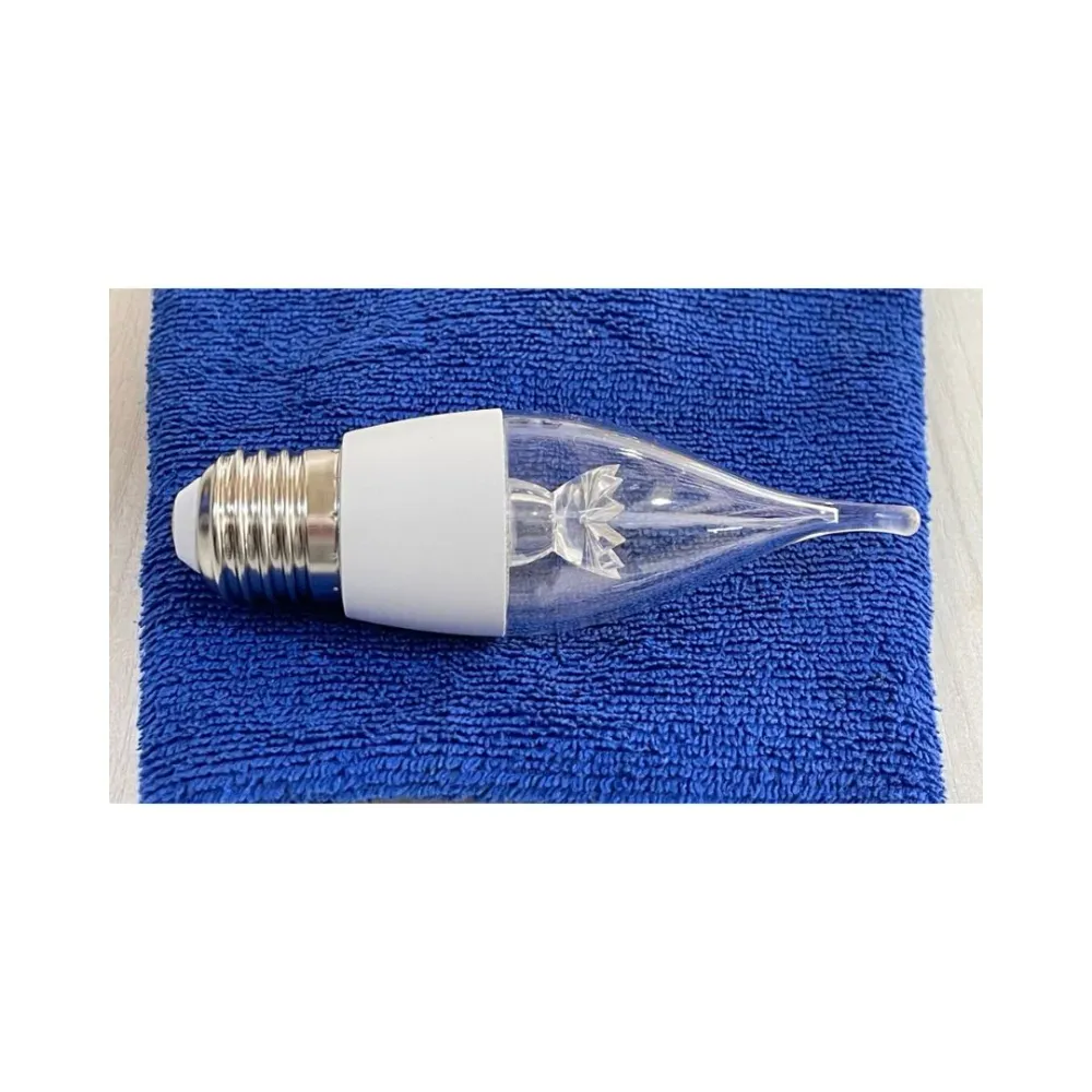 Pilas de Baterí BOMBILLO LED VELA PICO DE LORO CORONA 3W E27 -6500K