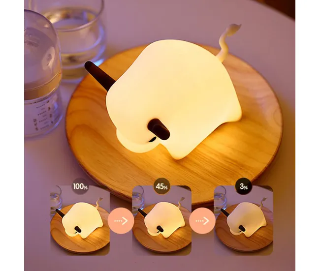 Pilas de Baterí Lámpara portátil infantil LED Monchu (3W) ABS - Silicona Infantil