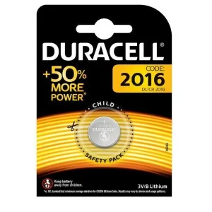 Pilas de Baterí PILA DURACELL BOTON CR 2016 3v