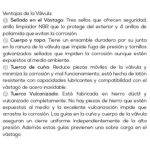 Pilas de Baterí VALVULA DE COMPUERTA BRIDADA 3" - AB-VDC300B