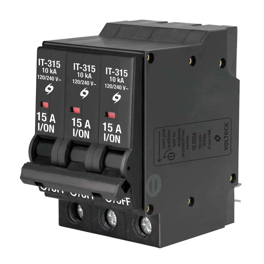 Pilas de Litio Interruptor termomagnético 3 polos 15 , volteck