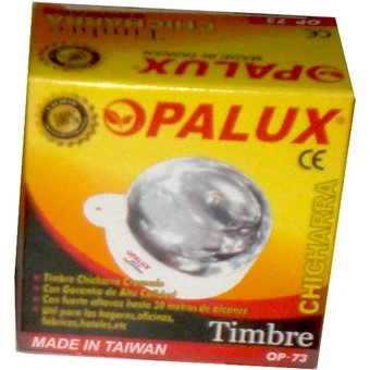 Pilas de Litio TIMBRE CHICHARRA 3" 220V "OPALUX"