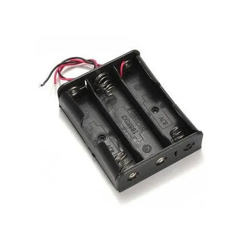Porta Pila para 3 Baterías 18650 Conexión Serie (11.1V) para Juguetes