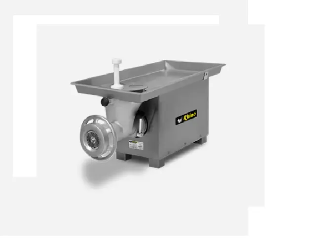 Rhino moca 32 t3 molino para carne c/motor 3hp trifásico de acero inoxidable AA - 24 Unidades