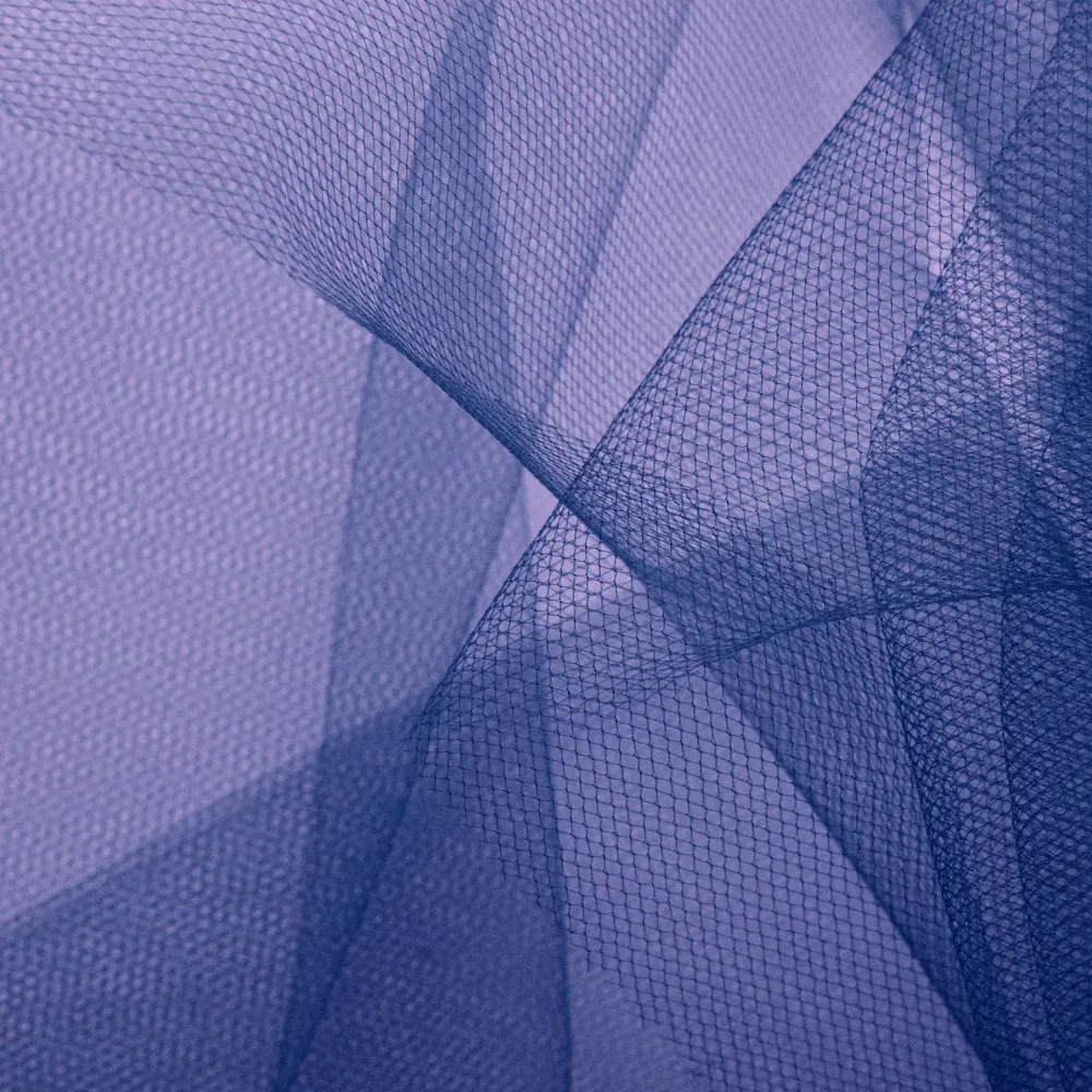 Tul liso azul marino 0,3x9m