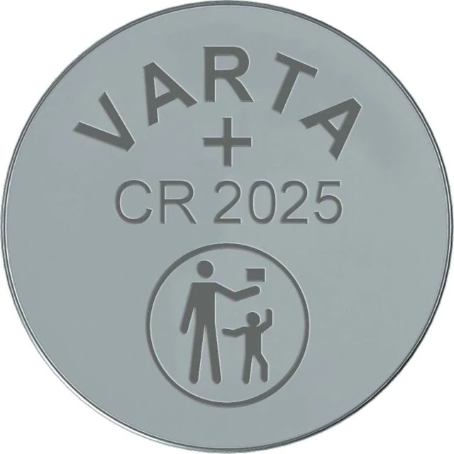 VARTA Pile Bouton CR2025 3V Lithium Compacte con Certificación RoHS