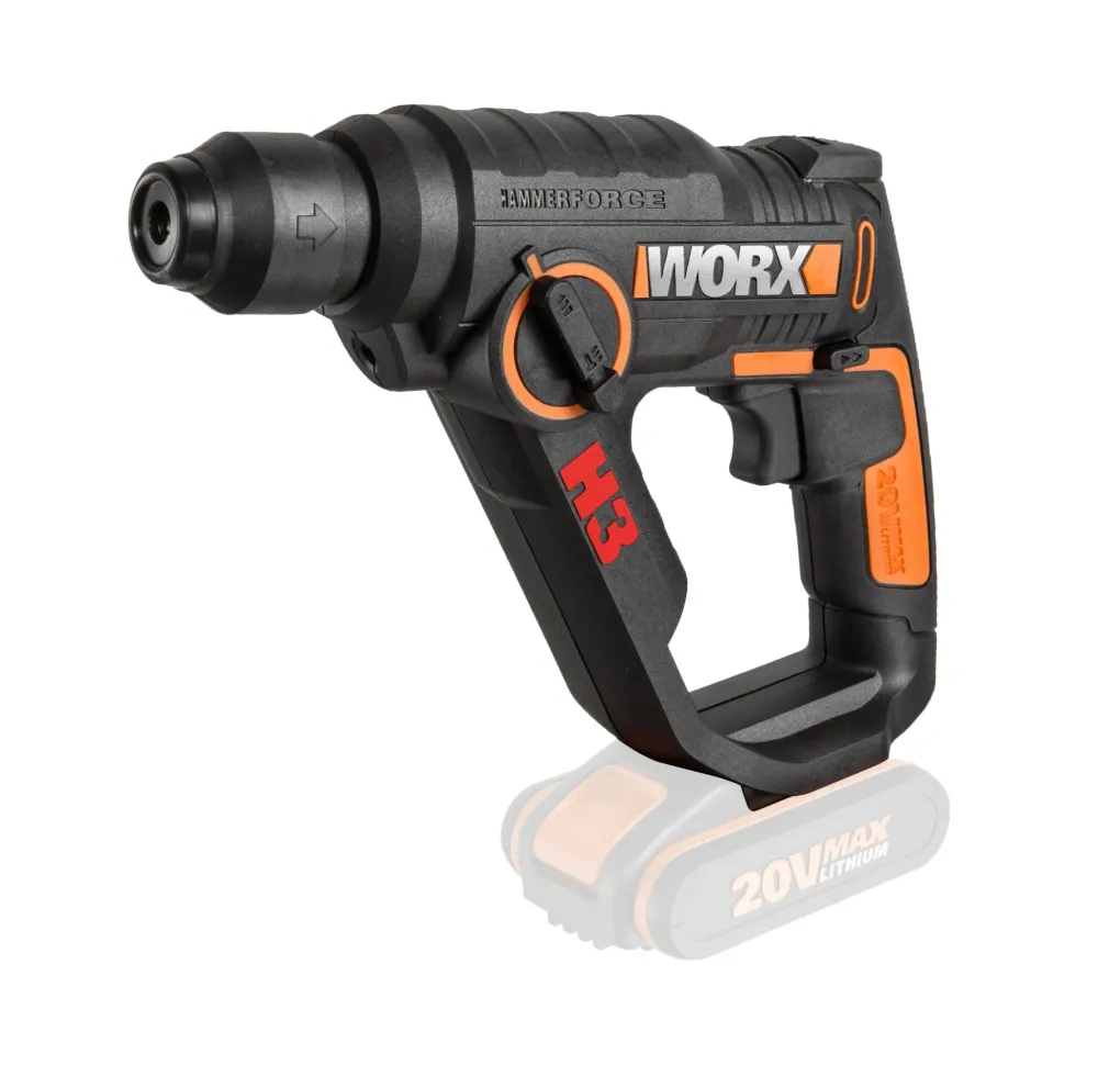 Worx WX390.9 - H3 Hammer/Drill/Screwdriver 20V (Without battery)