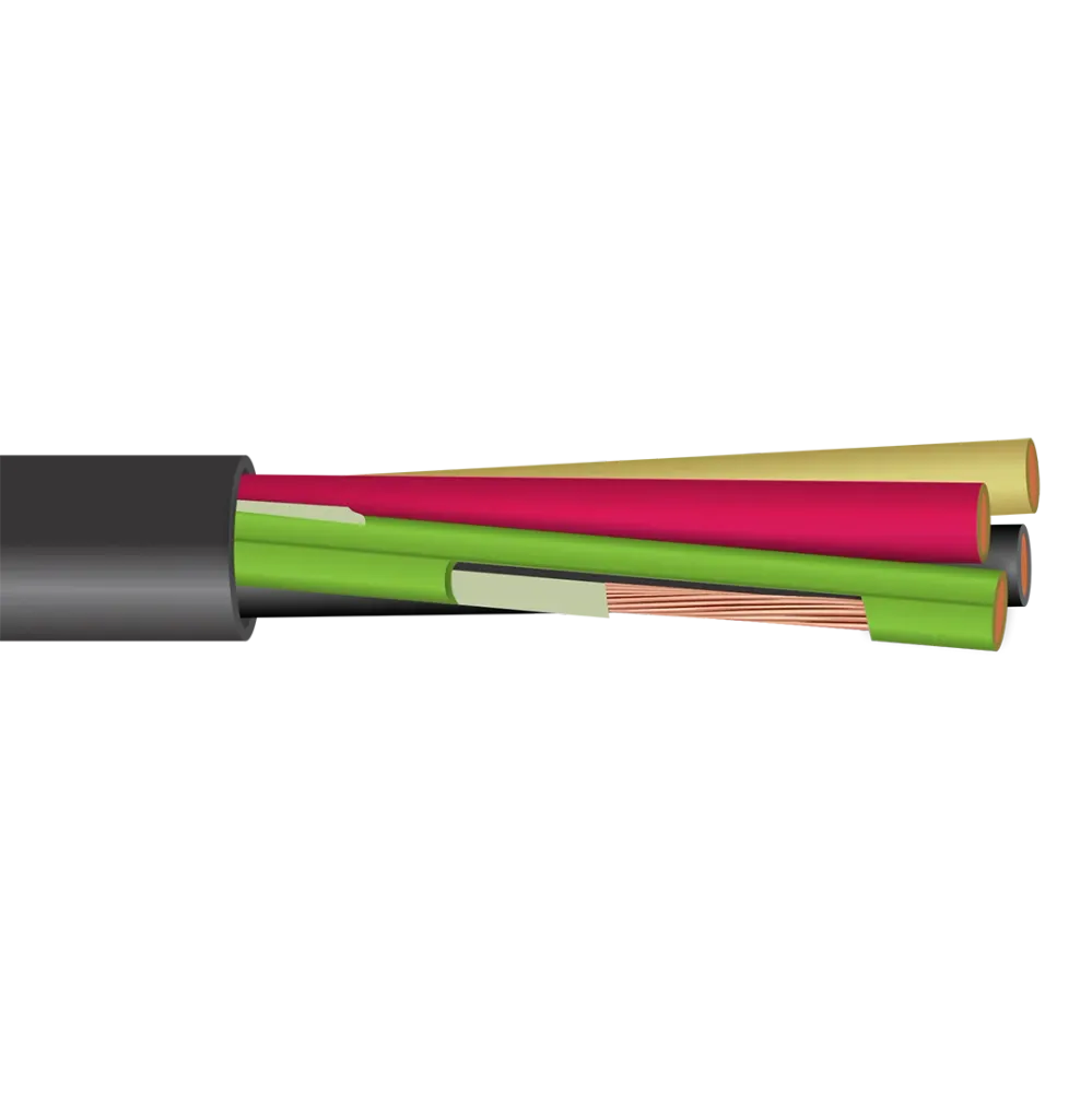 16/4 Unarmored Type P Drilling Rig Marine Power Cable 600V / 1000KV