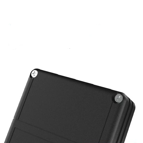 2.40"W X 4.15"L X 0.85"H Handheld Enclosure Industrial Battery Door M6,IND,BK