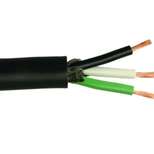 250' 8/3 SOOW Black Móvil Power Cable 600V Non UL