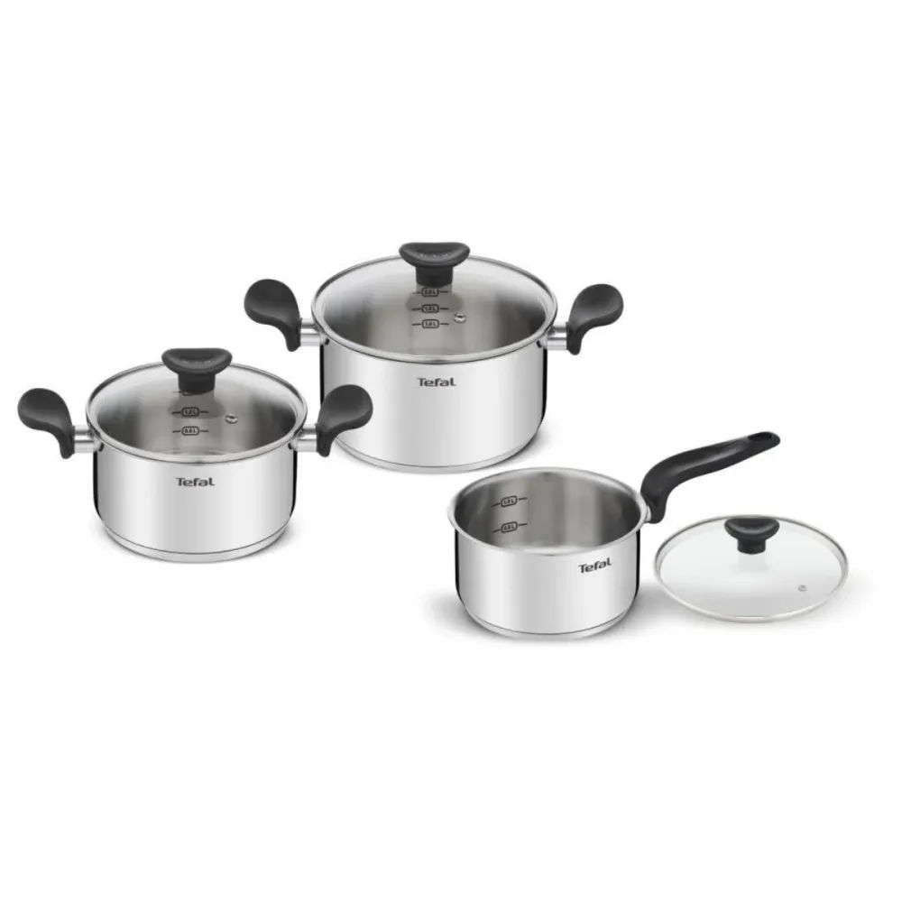 6-piece cookware set Primary Tefal con Tecnologí de Larga Duración