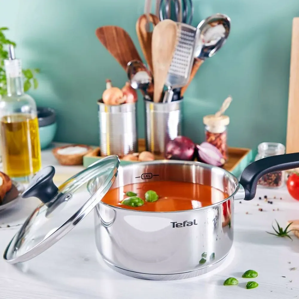 6-piece cookware set Primary Tefal con Tecnologí de Larga Duración