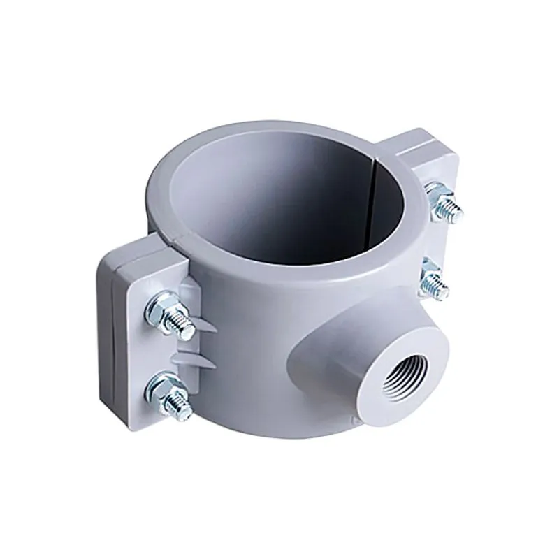 Abrazadera pvc con tornillo de 6" con Certificación RoHS