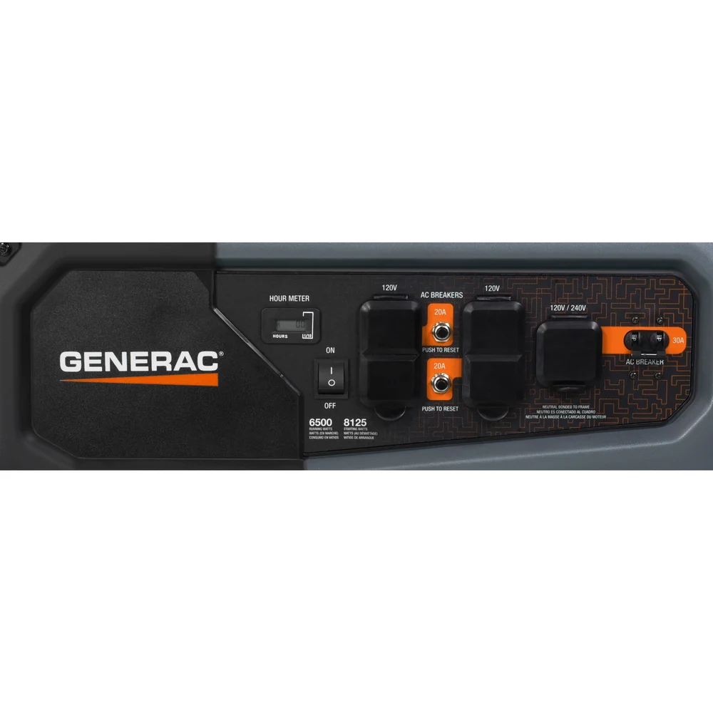 Alta Duración Generador Generac GP6500 de 6500w con COsense