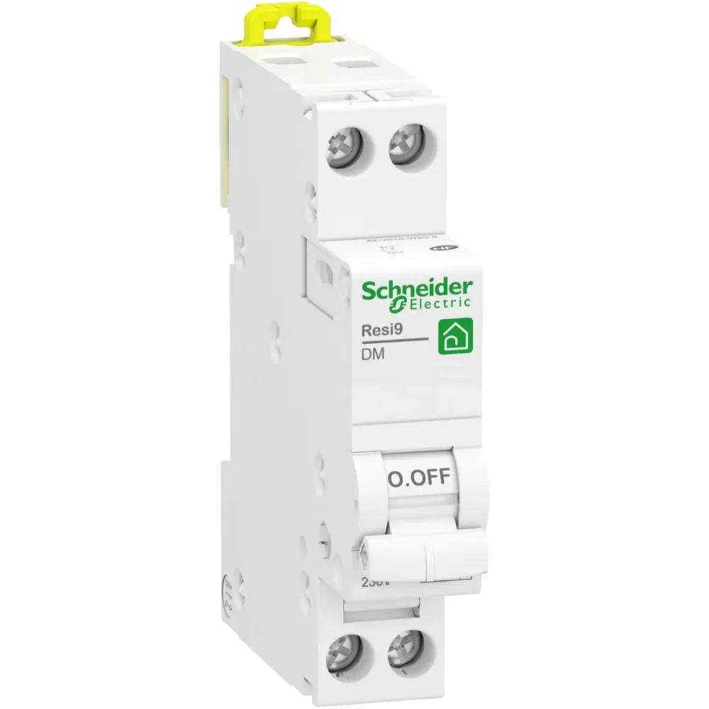 Alta Duración Resi9 - disjoncteur modulaire - 1P+N - 6A - courbe C peignable - Schneider Electric R9PFC606
