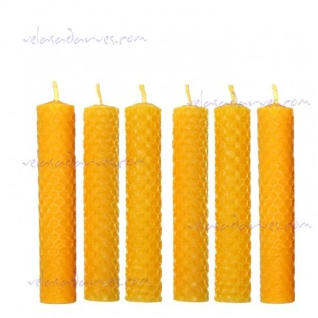 Alta Duración Vela de Miel 6,5 cm Unidad
