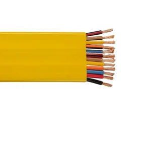 16 AWG 12C Flat Festoon PVC 600V Ámbar Cable