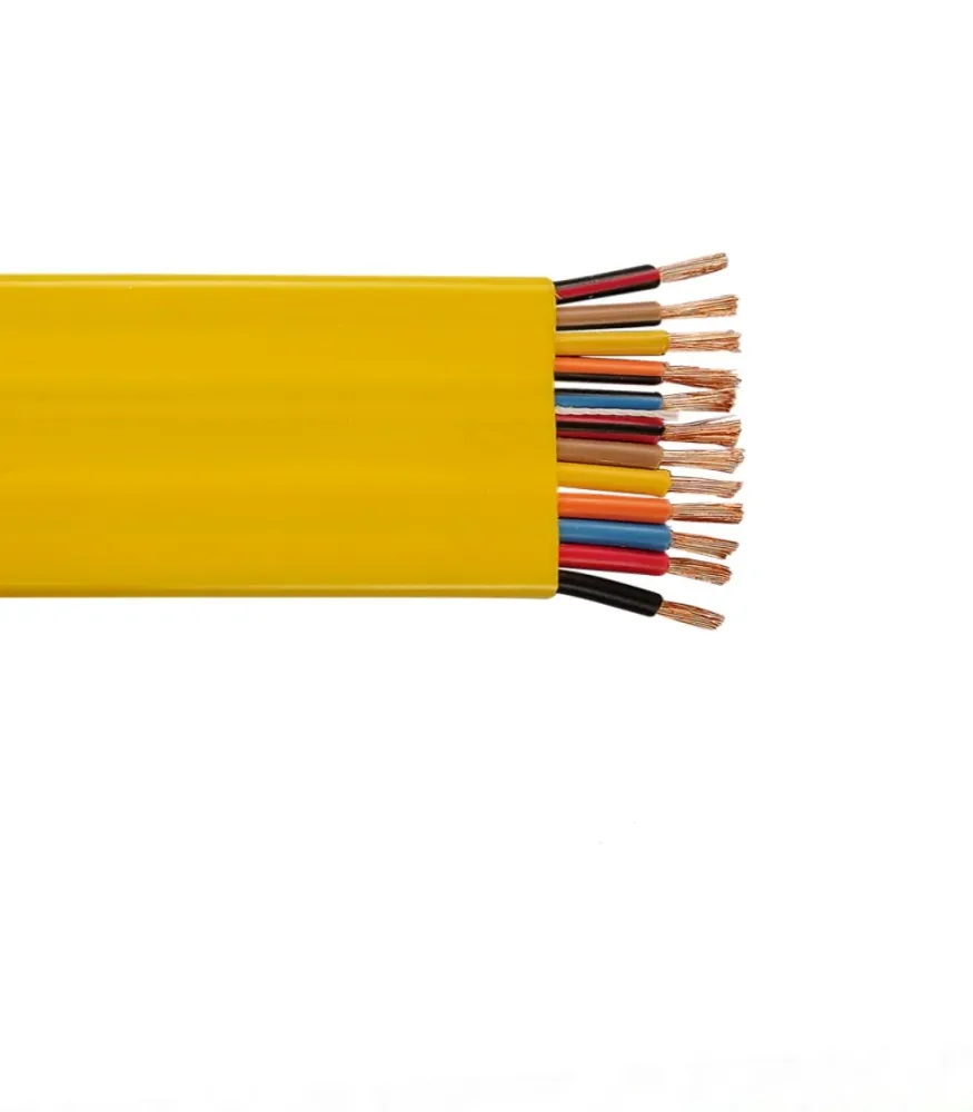 16 AWG 12C Flat Festoon PVC 600V Ámbar Cable