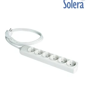 BASE 6 TOMAS C/CABLE Listas para Usar