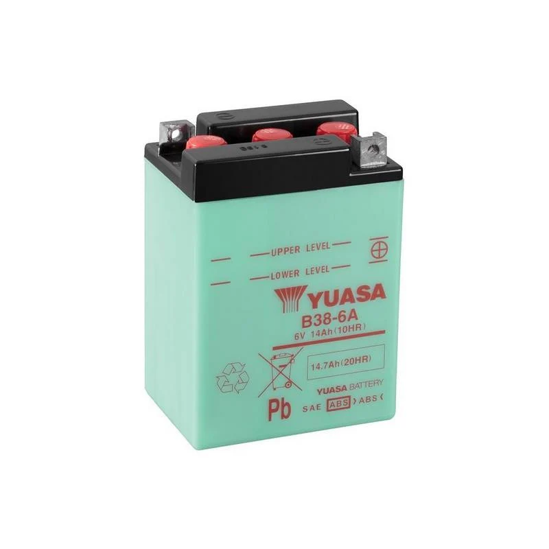 BATERÍ YUASA B38-6A con Estuche de Almacenamiento