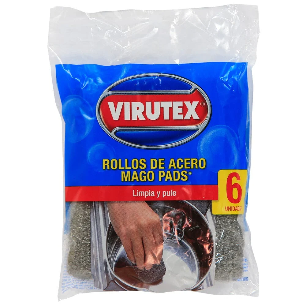 Baterías Recargables Mago Pads Acero Bolsa Clásica 6 Un
