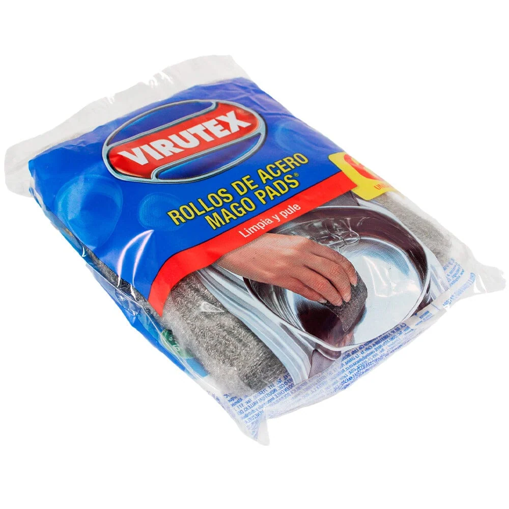 Baterías Recargables Mago Pads Acero Bolsa Clásica 6 Un