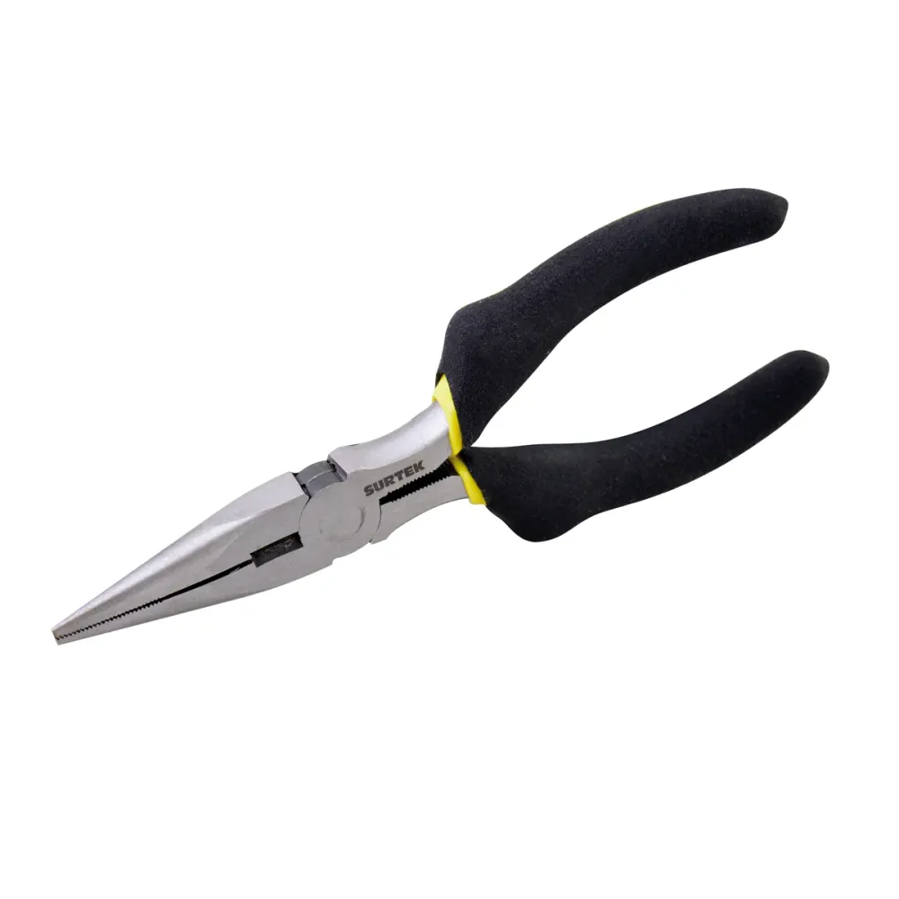 Baterías Recargables Pinza para electricista con mango en caucho grip de 6" punta larga Surtek