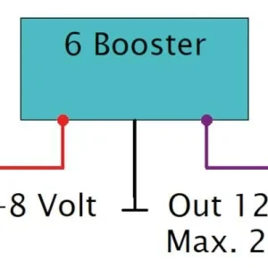 6 Booster 6V to 12 V Converter Harley-Davidson de Baja Autodescarga