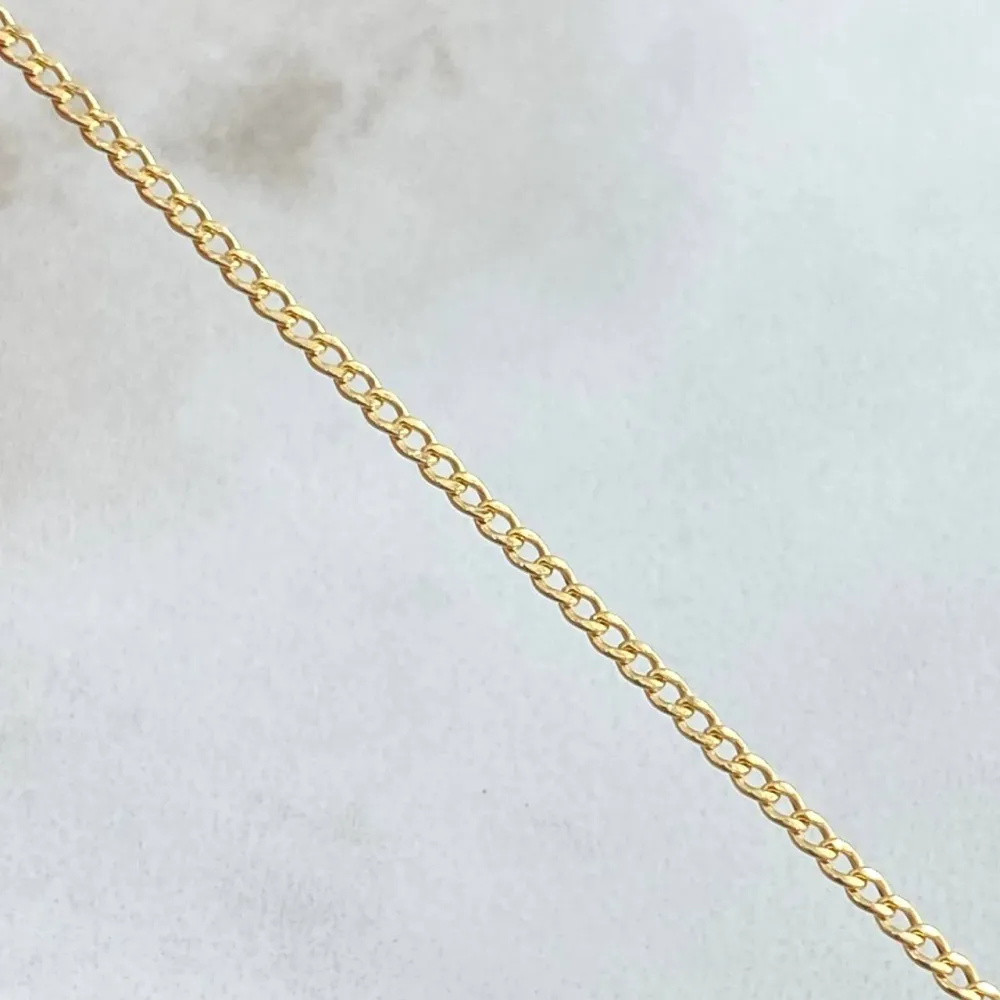 Cadena Cubana 1.6gr / 60cm / +1 Oro 18K © con Certificación RoHS